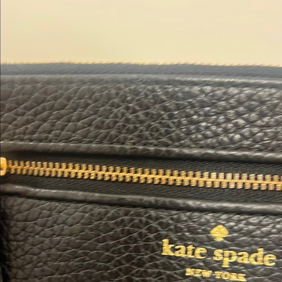 Kate Spade Black Tinie Chester Street Pebble Leather Wristlet - Picture 9 of 12